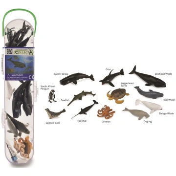 COLLECTA figūriņu kaste ar mini jūras dzīvniekiem,