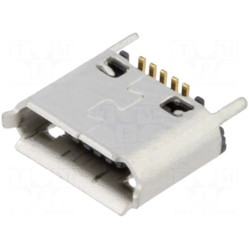 Connector: USB B micro | socket | SMT | PIN: 5 | v