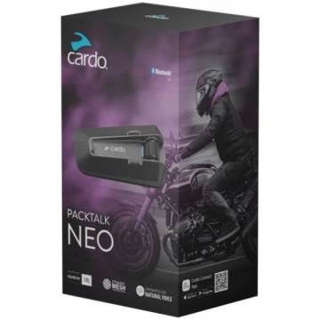 Cardo PACKTALK NEO SINGLE motocikla sakaru sistēma