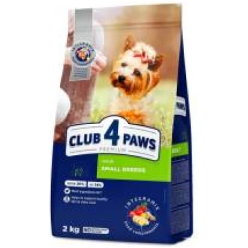 CLUB 4 PAWS Premium Pilnvērtīga barība mazu šķirņu