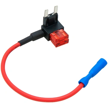 Fuse adapter with two ATM MINI type fuse sockets f