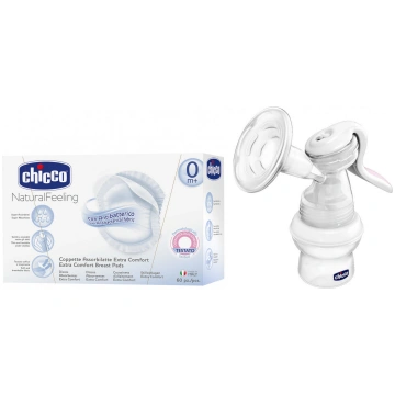 Krūts piena pumpja komplekts, rokas Chicco Natural