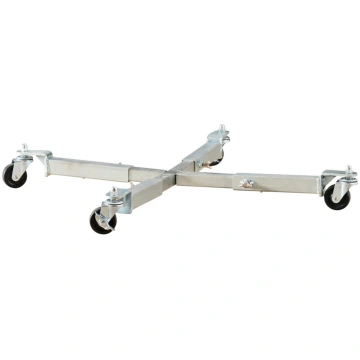 Saulessarga pamatne Trolley, 46 cm, sudraba krās