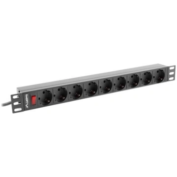 LANBERG RACK POWER STRIP 19" PDU 1U 9X SHUKO 6183B