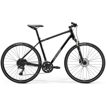 Velosipēds Merida Crossway 300 III2, spīdīgi melna