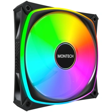 CASE FAN 120MM/RX120 PRO BLACK MONTECH | RX120 PRO