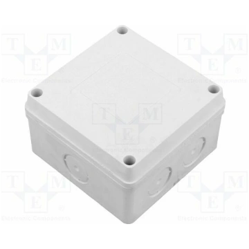 Enclosure: junction box; X: 89mm; Y: 52.5mm; Z: 89