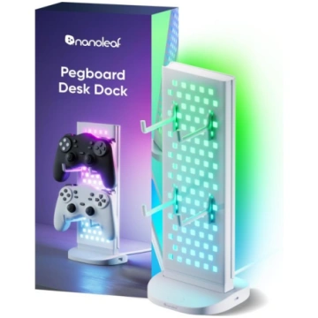 Nanoleaf Pegboard Desk Dock, White 15 W RGB