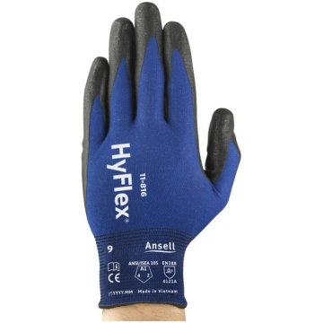 Darba cimdi Ansell HyFlex 11-816, pieaugušajiem, z