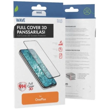 Wave Full Cover -panssarilasi OnePlus 12 musta keh