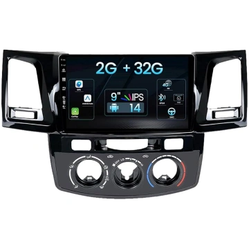 Android 14 Auto radio Toyota Fortuner/Hilux/Revo/V