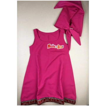 Vestito senza manica e foulard - 110 cm