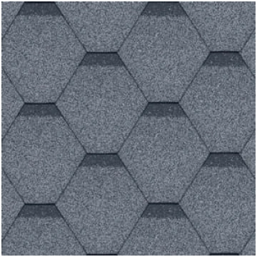 Bitumena dakstiņi (šindeļi) MIDA ROCK HEXAGONAL 68