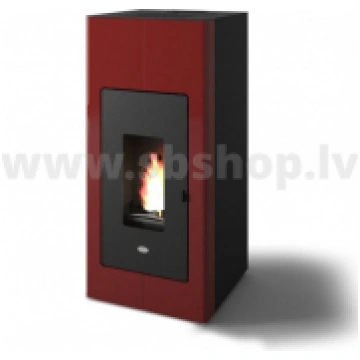 Granulu kamīns Eva Calor ILARIA 17,5kW sarkans 901