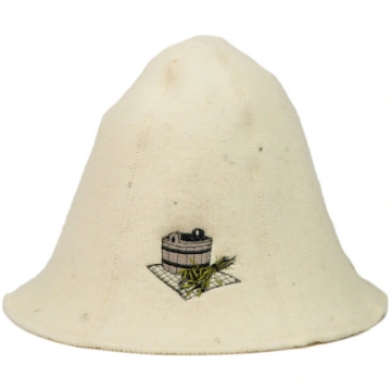 Pirts cepure - BUCKET UN SAUNA WISKS, balta