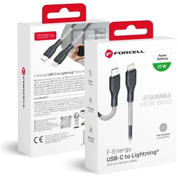 FORCELL F-ENERGY Carbon CB-01C Cable, Type C to Li