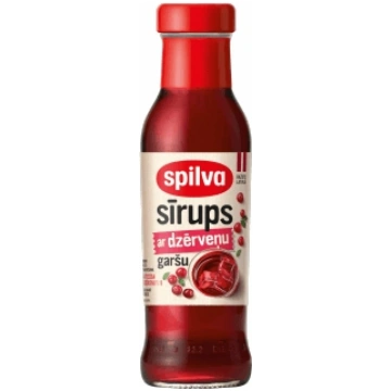 SĪRUPS AR DZĒRVEŅU GARŠU 320ML SPILVA