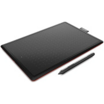 Wacom One Graphics Tablet melns. sarkans 2540 lpi 
