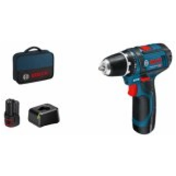 Bosch GSR 12V-15 BG 2x2.0/ 12V-20 Urbjmašīna 06018