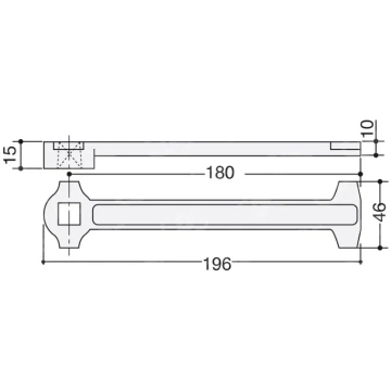 BRACCIO INFERIORE ASSA ABLOY AC50