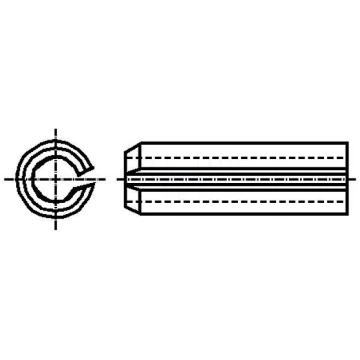 Springy stud | hardened steel | BN: 876 | Ø: 2mm |