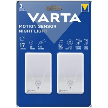 Varta Motion Sensor Night Light Twin Pack w/o. Bat
