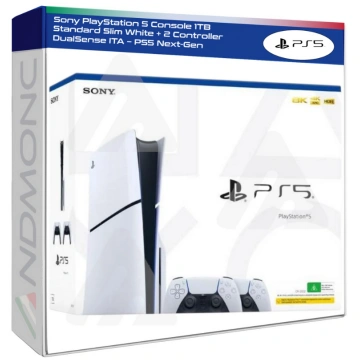 Sony PlayStation 5 Console 1TB Standard Slim White