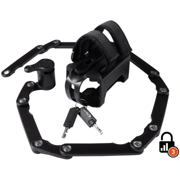 (LOCK172) Atslēga folding Large black Rfr LOCK172 