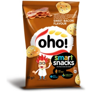 Čipsi Oho ar bekona garšu 60g - 450-22890