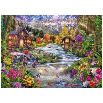 Puzzle River in Mountains Schmidt