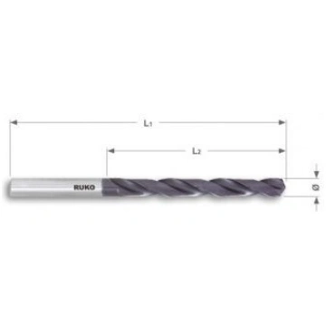 RUKO urbis 9.0 mm metālam no monolīta cietkausējum