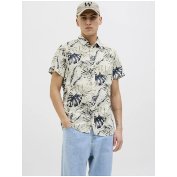JACK&JONES - Vīriešu krekls ar īsām piedurknēm, HA
