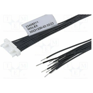 Connector: wire-board; male; PIN: 8; Inom: 1A; com