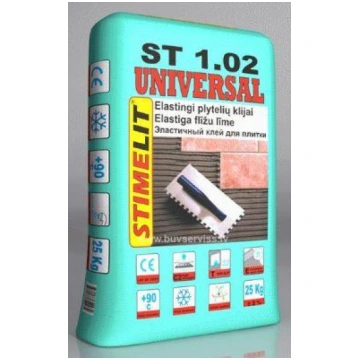 Stimelit ST 1.02 UNIVERSAL elastīga flīžu līme (C2