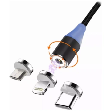Msonic MLU651 3in1 Micro USB Lightning Type-C magn