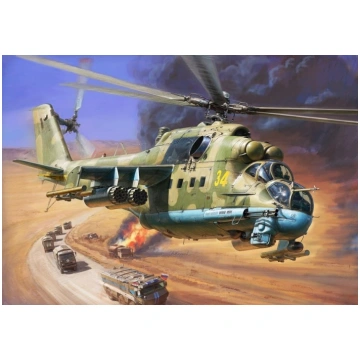 Soviet Attack Helicopter MI-24P Zvezda