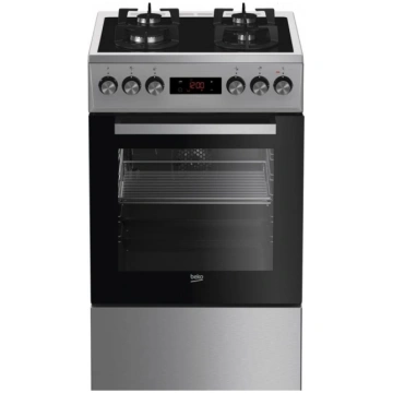 Gāzes/elektriskā plīts fsmt55330dxds BEKO