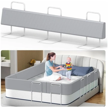 Kidsbuddy 180 cm bērnu gulta ar aizsardzību pret k