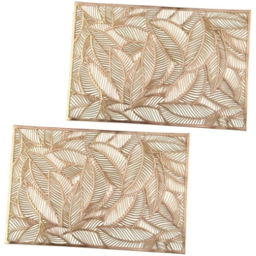 Cabilock Pack of 2 Lightweight Placemats with Holl