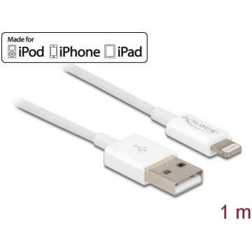 Delock USB data and power cable for iPhone™, iPad™