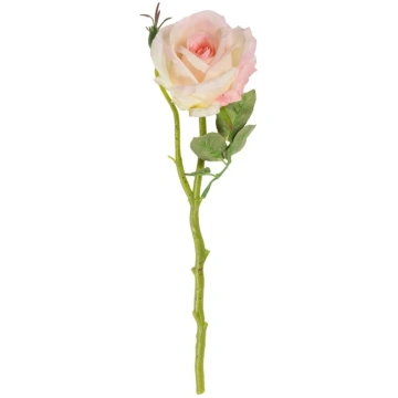 Mākslīgie ziedi, roze, rozā krās., 35 cm