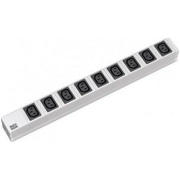 Bachmann 19" socket strip with 9x C13 sockets, wit