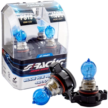 PS19W Blue Ice Racing halogen bulbs
