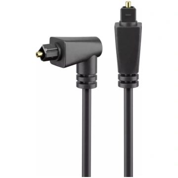 Toslink kabelis Goobay leņķis 1m WENTRONIC