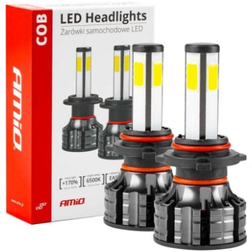 LED Auto spuldzes Headlights COB Series HB3 AMiO-0