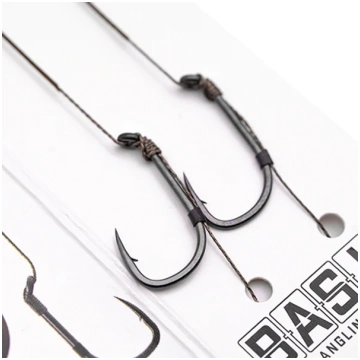 Korda Basix Hair Rigs Wide Gape - Micro Barbed