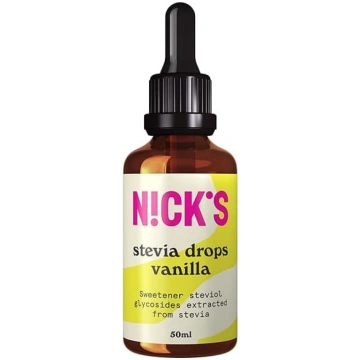 NICKS Stevia šķidrie vaniļas aromāta pilieni (50 m
