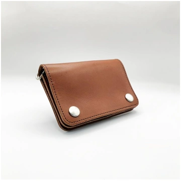 Tochigi Leather Tracker Dark Brown Wallet, Medium,