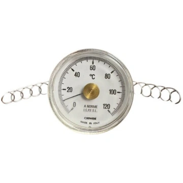 Termometrs caurulēm 63 mm