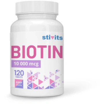 Biotīns 10000 mkg, 120 tabletes Stivits